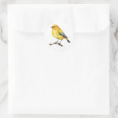 Saffron Finch Bird Stickers (Tasche)