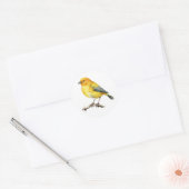 Saffron Finch Bird Stickers (Umschlag)