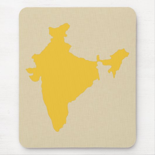 Saffron Geice Moods Indien Mousepad (Vorne)