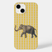 Saffron Gewürze Stimmungen Punkte mit Elefant Case-Mate iPhone Hülle (Rückseite)