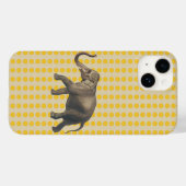 Saffron Gewürze Stimmungen Punkte mit Elefant Case-Mate iPhone Hülle (Rückseite (Horizontal))
