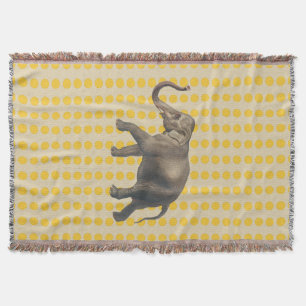 Saffron Gewürze Stimmungen Punkte mit Elefant Decke