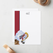 Saffron Hi! Flache Mitteilungskarte (Vorderseite/Rückseite Beispiel)