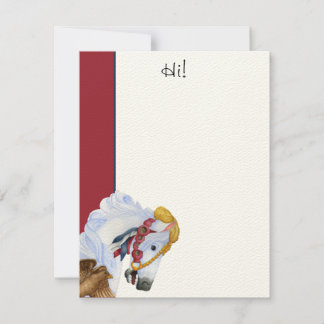 Saffron Hi! Flache Mitteilungskarte