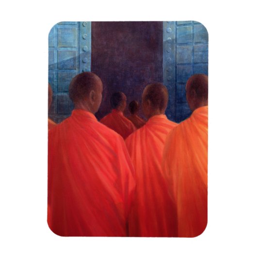 Saffron Mönche Magnet (Vertikal)