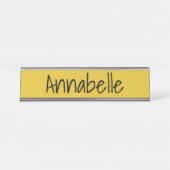 Saffron Schreibtischnamensplakette (Vorderseite )