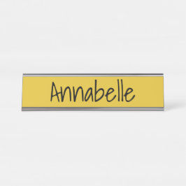 Saffron Schreibtischnamensplakette