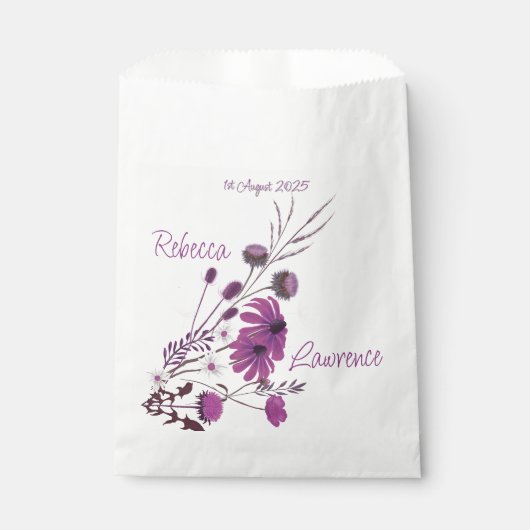 Saffron Sky Wildflowers - favour bags Geschenktütchen (Vorderseite)