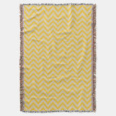 Saffron Spice Moods Chevrons Decke (Vorderseite Vertikal)