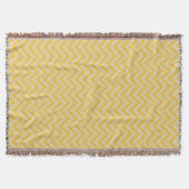 Saffron Spice Moods Chevrons Decke (Vorderseite)