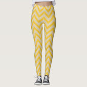 Saffron Spice Moods Chevrons Leggings (Vorderseite)