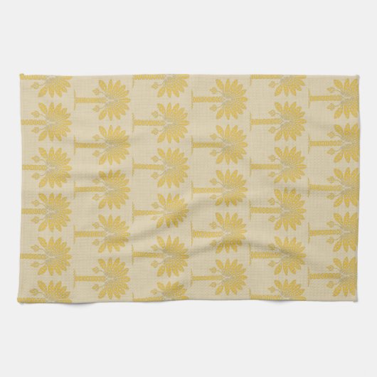 Saffron Spice Moods Palm Geschirrtuch (Horizontal)