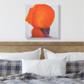 Saffron Turban 2014 Leinwanddruck (Insitu (Schlafzimmer))