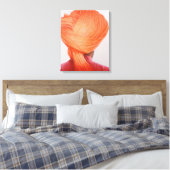 Saffron Turban Leinwanddruck (Insitu (Schlafzimmer))
