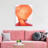 Saffron Turban Leinwanddruck (Insitu (Wohnzimmer))