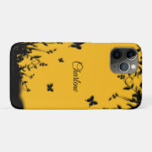 Saffron Yellow Butterfly Garden Personalisiert Case-Mate iPhone Hülle (Rückseite (Horizontal))