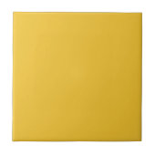 Saffron Yellow Solid Color | Klassisches Elegant Fliese (Vorderseite)