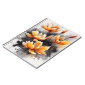 Safran - Aquarellblumen Notizblock (Linke Seite)