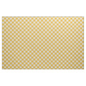 Safran Gelber Gingham Karierte Printwerbung Stoff (Fat Quarter (45,7 x 55,9 cm))
