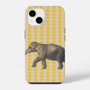 Safran Gewürz Stimmungen Punkte mit Elefant iPhone Hülle