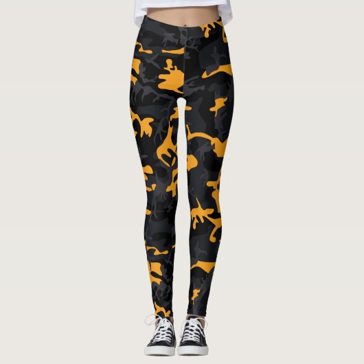 Safran Highlights Camouflage Leggings (Vorderseite)