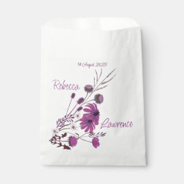 Safran-Himmel-Wildblumen - Gefallen-Tüten Geschenktütchen