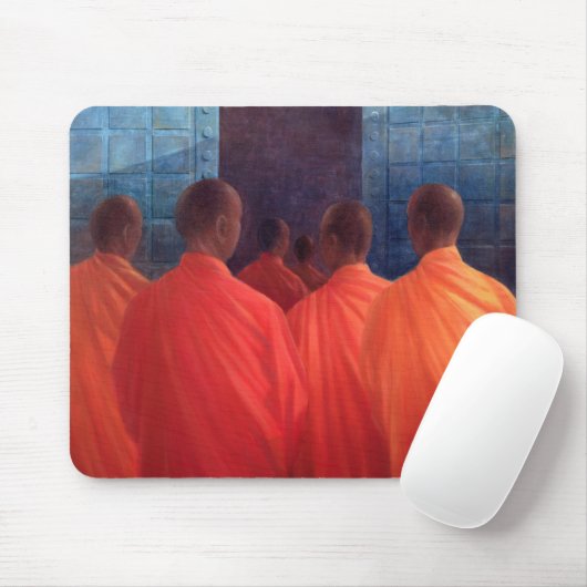 Safran-Mönche Mousepad (Mit Mouse)