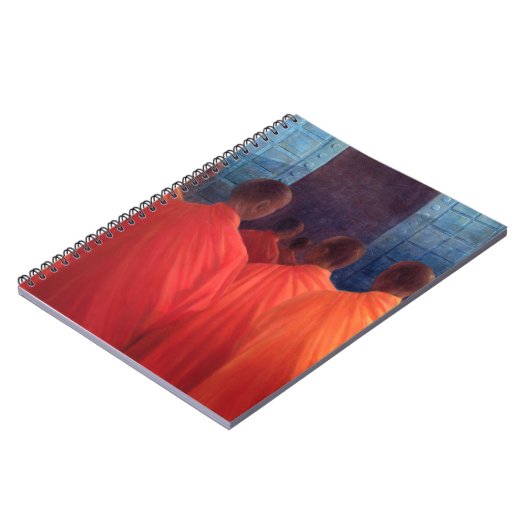 Safran-Mönche Notizblock (Linke Seite)