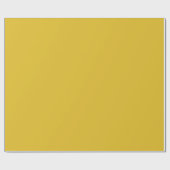 Safran Schlichtes Fest-FARBpapier Geschenkpapier (Flach)