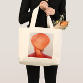Safran-Turban Jumbo Stoffbeutel (Vorderseite (Produkt))