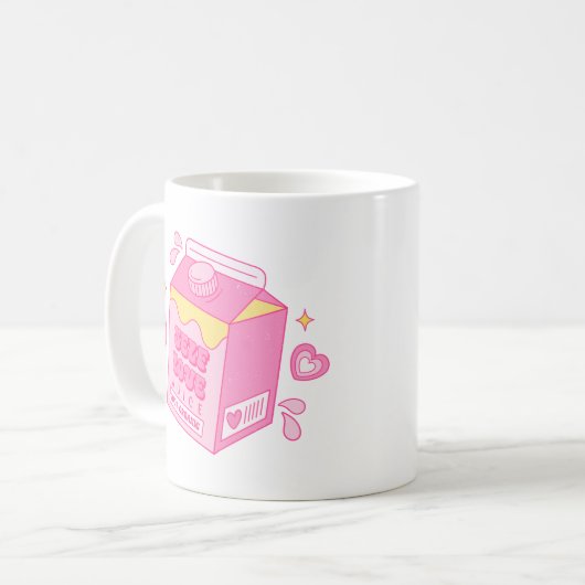 Saft aus eigener Liebe Kaffeetasse (Vorderseite Links)