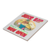 Saft-Bar-Zeichen Thunder_Cove Fliese (Seite)