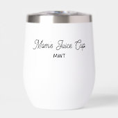 Saft-Cup der lustigen Mama, Monogramm beliebiger b (Vorderseite)