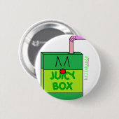 Saft-Kasten-Abzeichen-Grün:) Button (Vorne & Hinten)