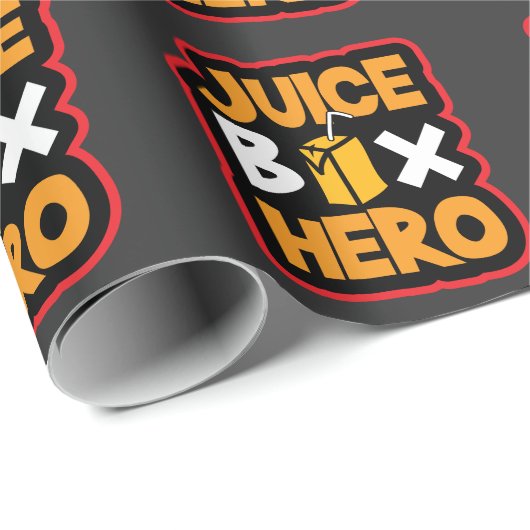 Saft-Kasten-Held-Typ- Geschenkpapier (Rolleneckpunkt)