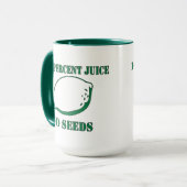 Saft keine Samen Tasse (Vorderseite Links)