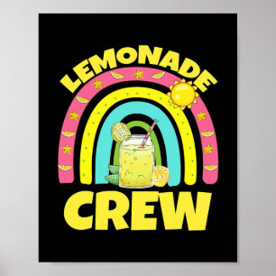 Saft-Limonade-Crew Regenbogen für Jungen Mädchen K Poster