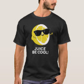 Saft sei Cooles Obst Pun Dark BG T-Shirt (Vorderseite)