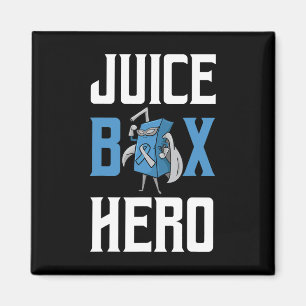 Saftbox Hero Diabetes Blue Ribbon Endocrinologis Magnet