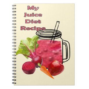 Saftdiet-Notebook: Notizblock