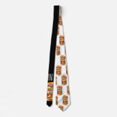 Saftige Burger-Krawatte Krawatte (Rückseite)