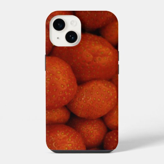 Saftige Erdbeeren iPhone Hülle (Rückseite)