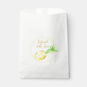 Saftige goldene Ananas Geschenktütchen