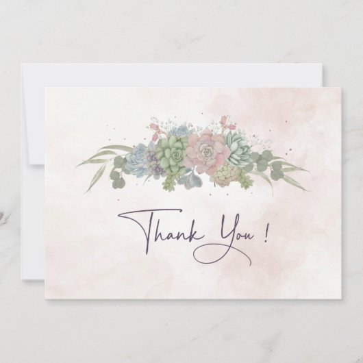 Saftige Hochzeits-Dankeskarten Einladung (Vorderseite)