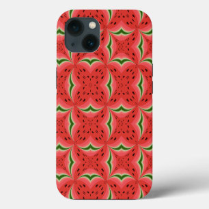 Saftige leckere reife Wassermelone mit Samen Desig iPhone 13 Hülle