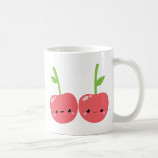 Saftige niedliche Kawaii Kirschen Kaffeetasse