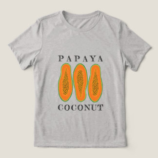 Saftige Papaya-Kokosnuss Tri-Blend Shirt