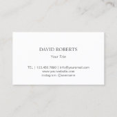 Saftige Pflanze, die Service-Garten landschaftlich Visitenkarte (Rückseite)