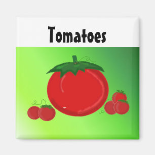Saftige rote Tomaten Magnet