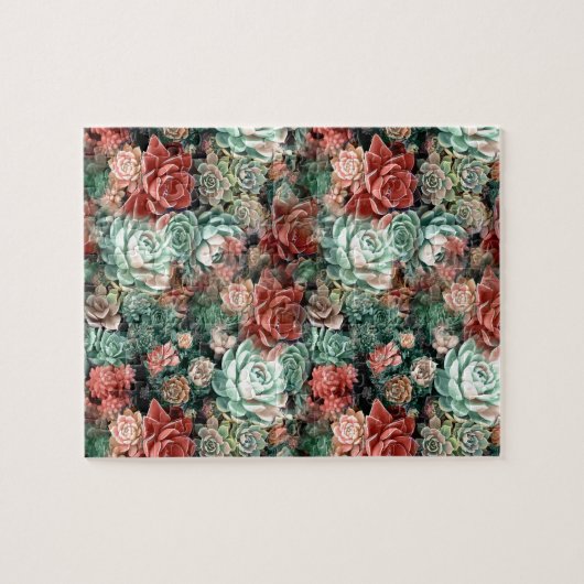 Saftige Succulents Puzzle (Horizontal)